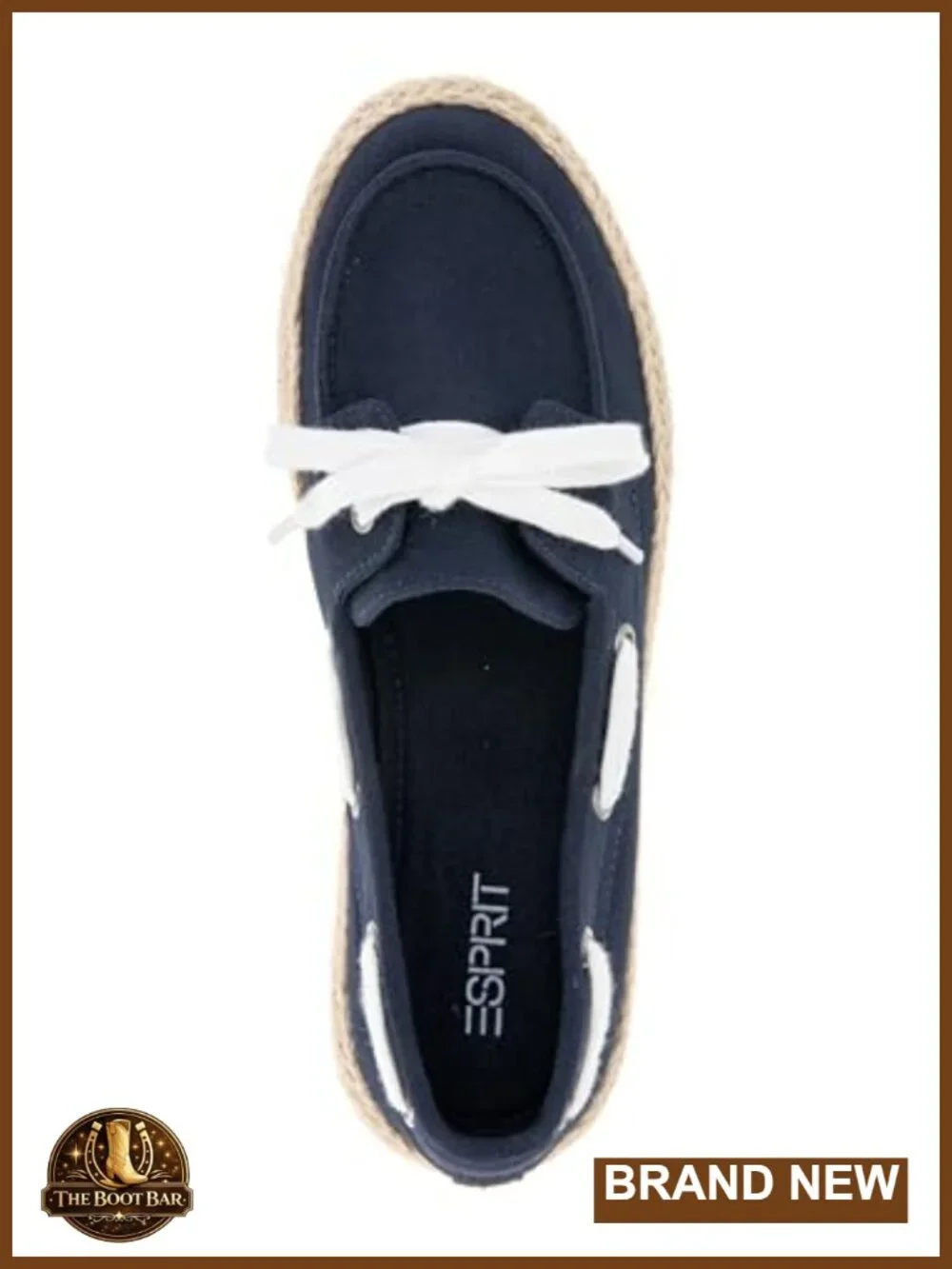Canvas Boat Sneakers with Raffia Wrap Detail